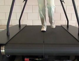 belt treadmill with Exlar actuator