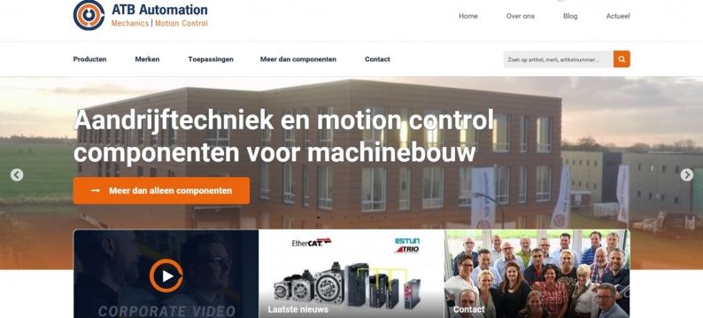 Nouveau site web www.atbautomation.eu